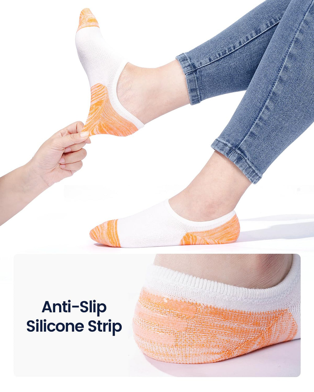 IDEGG Women & Men No Show Low Cut Anti‑Slip Casual Sports Running Socks Jansha Store