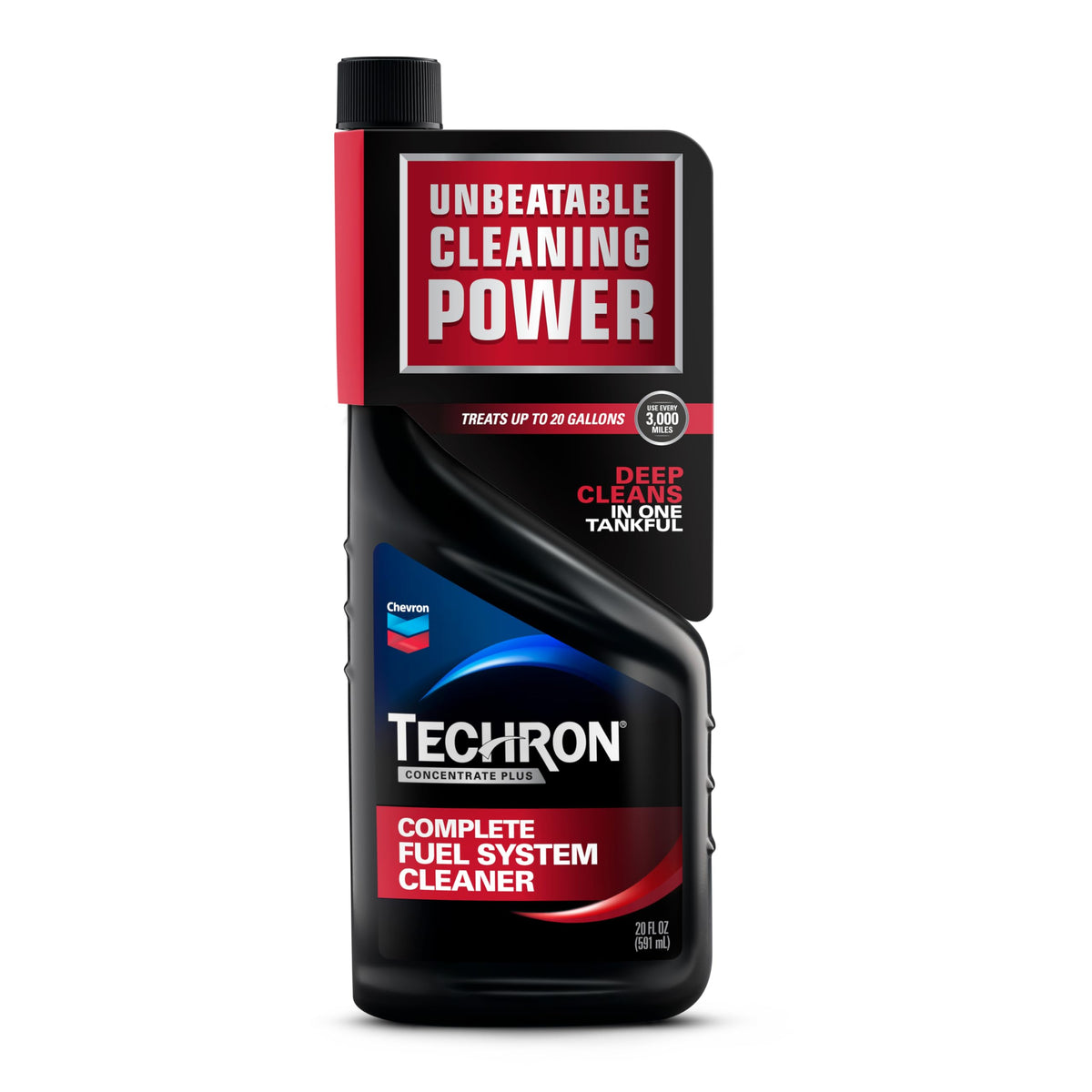 Chevron 65740-6PK 65740-CASE Techron Concentrate Plus Fuel System Cleaner - 20 oz., (Pack of 6) Jansha Store