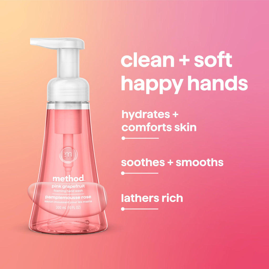 method Foaming Hand Wash, Waterfall, 10 fl oz, 3 pack Jansha Store