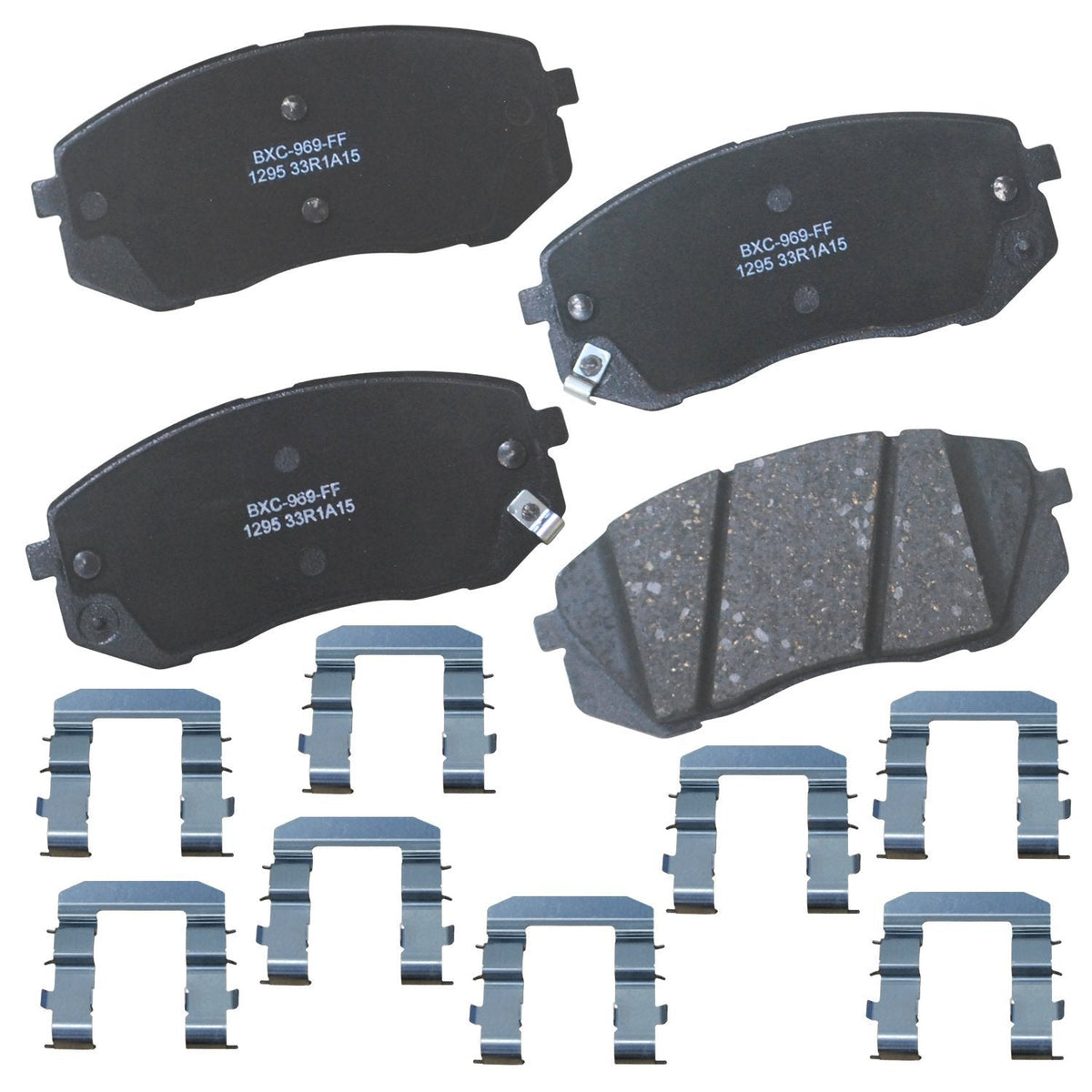 Bendix Premium SBC436A Ceramic Front Brake Pads for Toyota 4Runner 2002-2001, Hilux 2004, Tacoma 1998-1995 Jansha Store