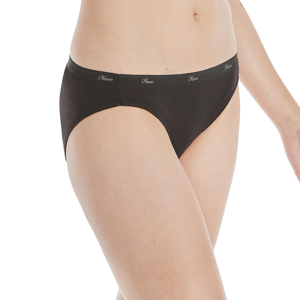 Hanes Women's Underwear Pack, 10-Pack, Full-Coverage Cotton Blend Panties, Moisture-Wicking Underwear for Women Jansha Store