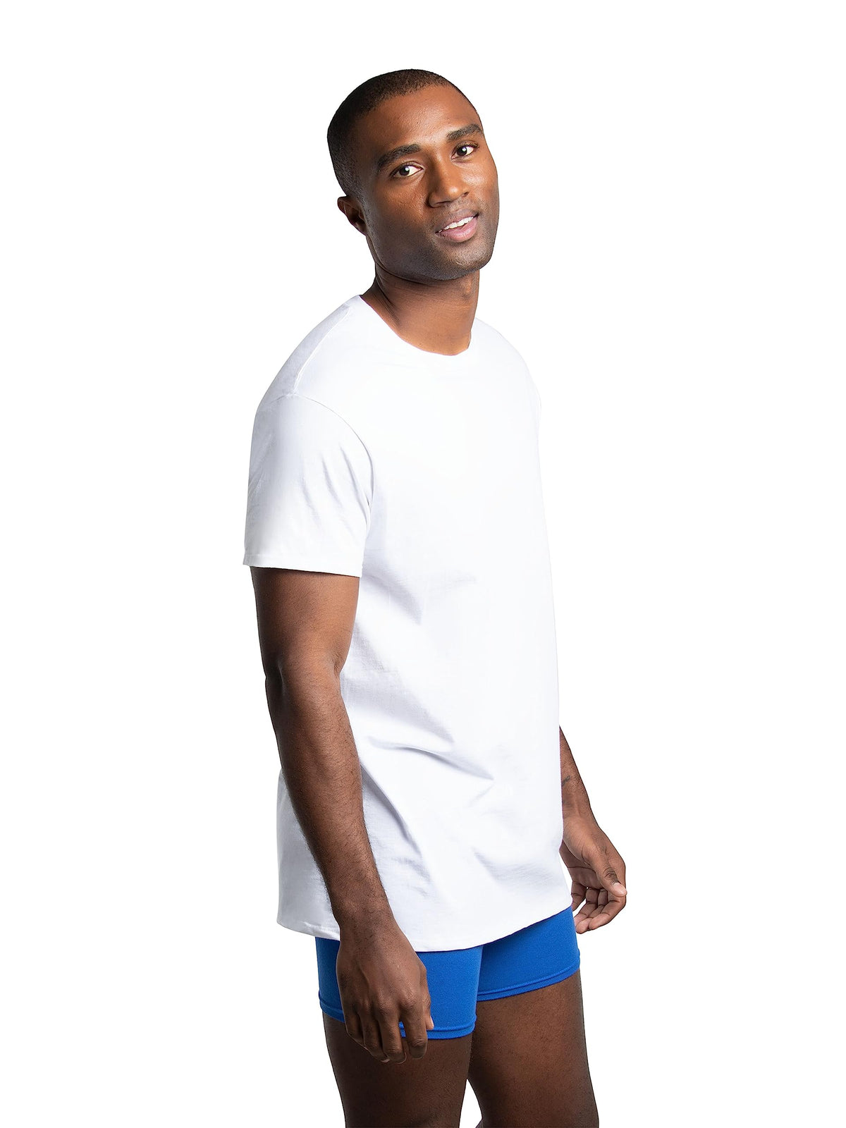 Fruit of The Loom Men's Crew Tee Undershirts, Moisture Wicking & Tag Free, Also Available in Big & Tall Jansha Store