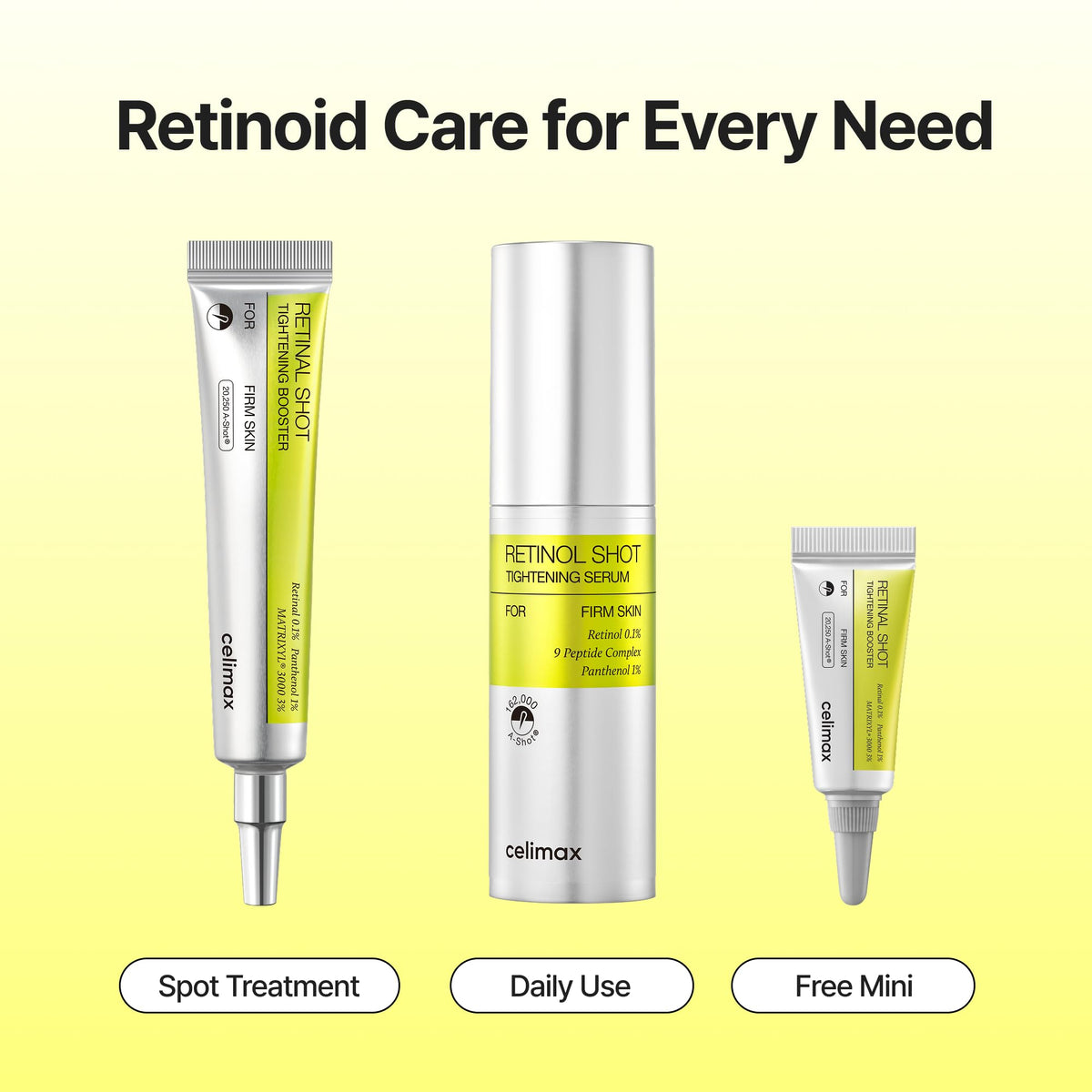 celimax The Vita A Retinal Shot Tightening Booster (Duo Set 0.51 fl.oz x 2) Jansha Store