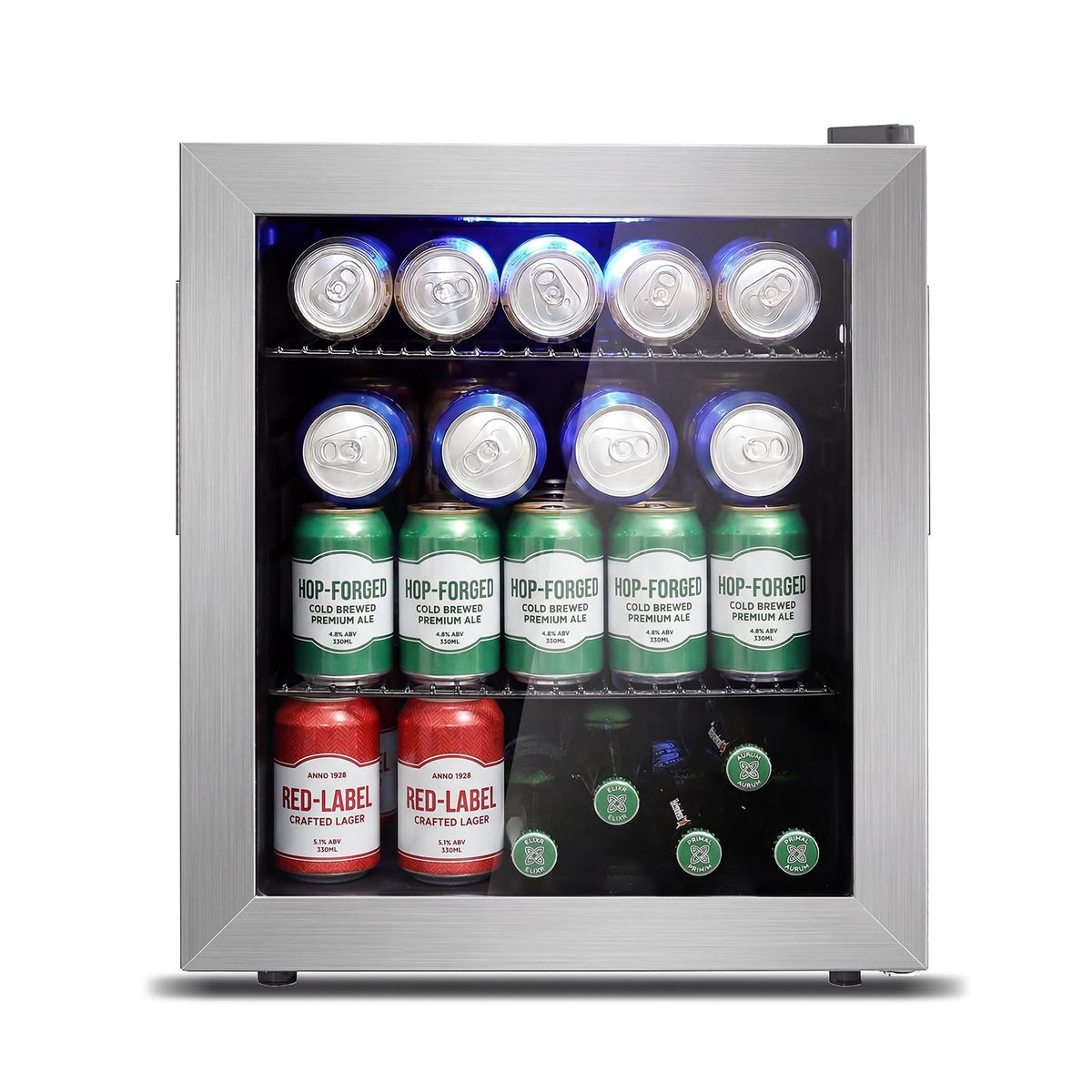 24 Inch Upgraded Dual Zone Wine and Beverage Refrigerator Cooler Jansha Store