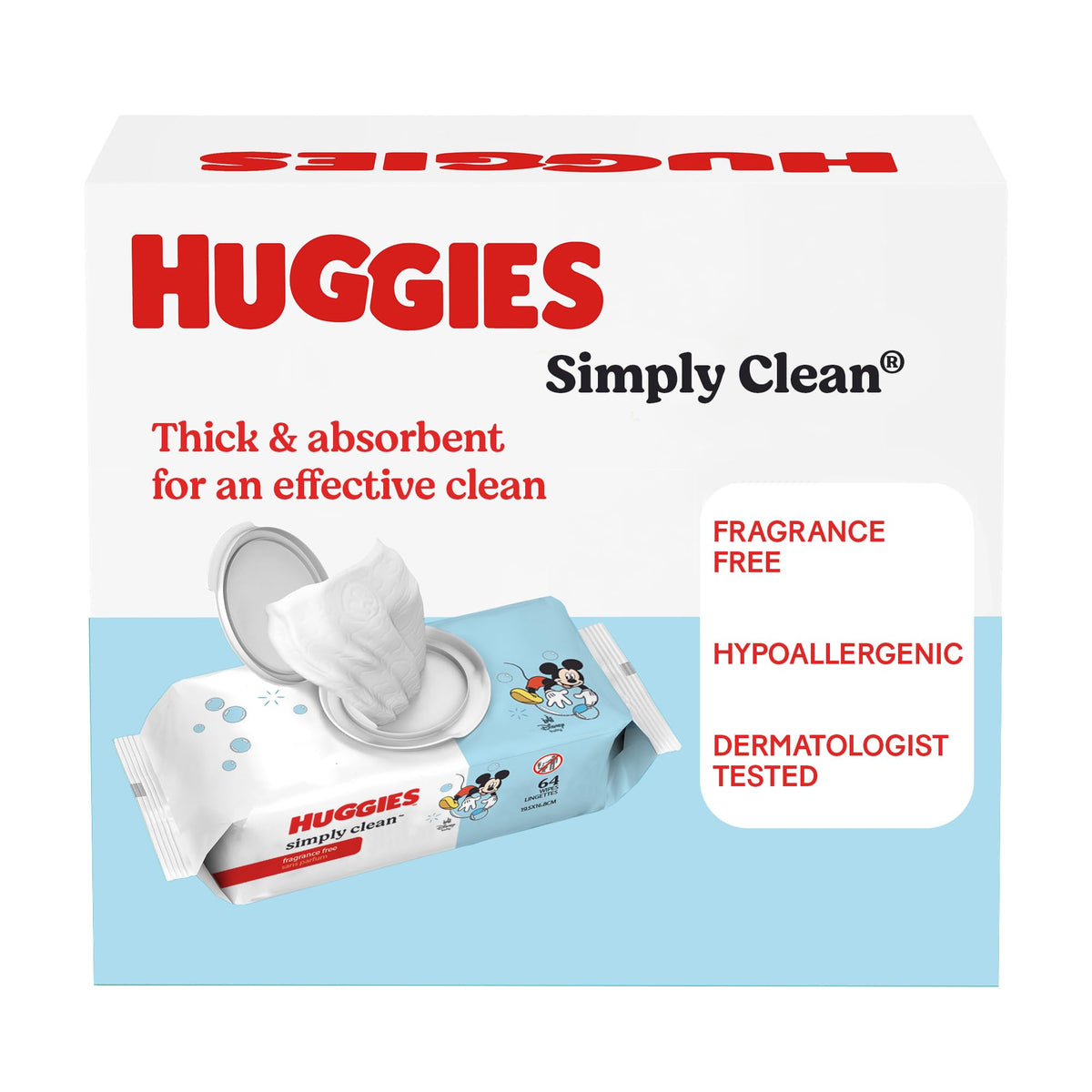 Huggies Simply Clean Baby Wipes, Unscented, 11 Packs, 704 Wipes Jansha Store