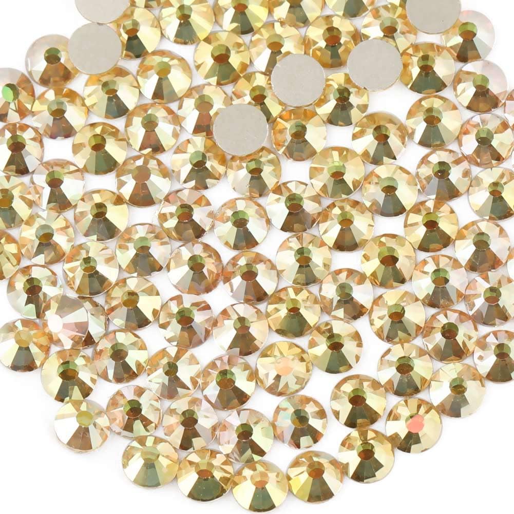Beadsland Flat Back Crystal Rhinestones,Crystal AB, SS20, 1440pcs Jansha Store