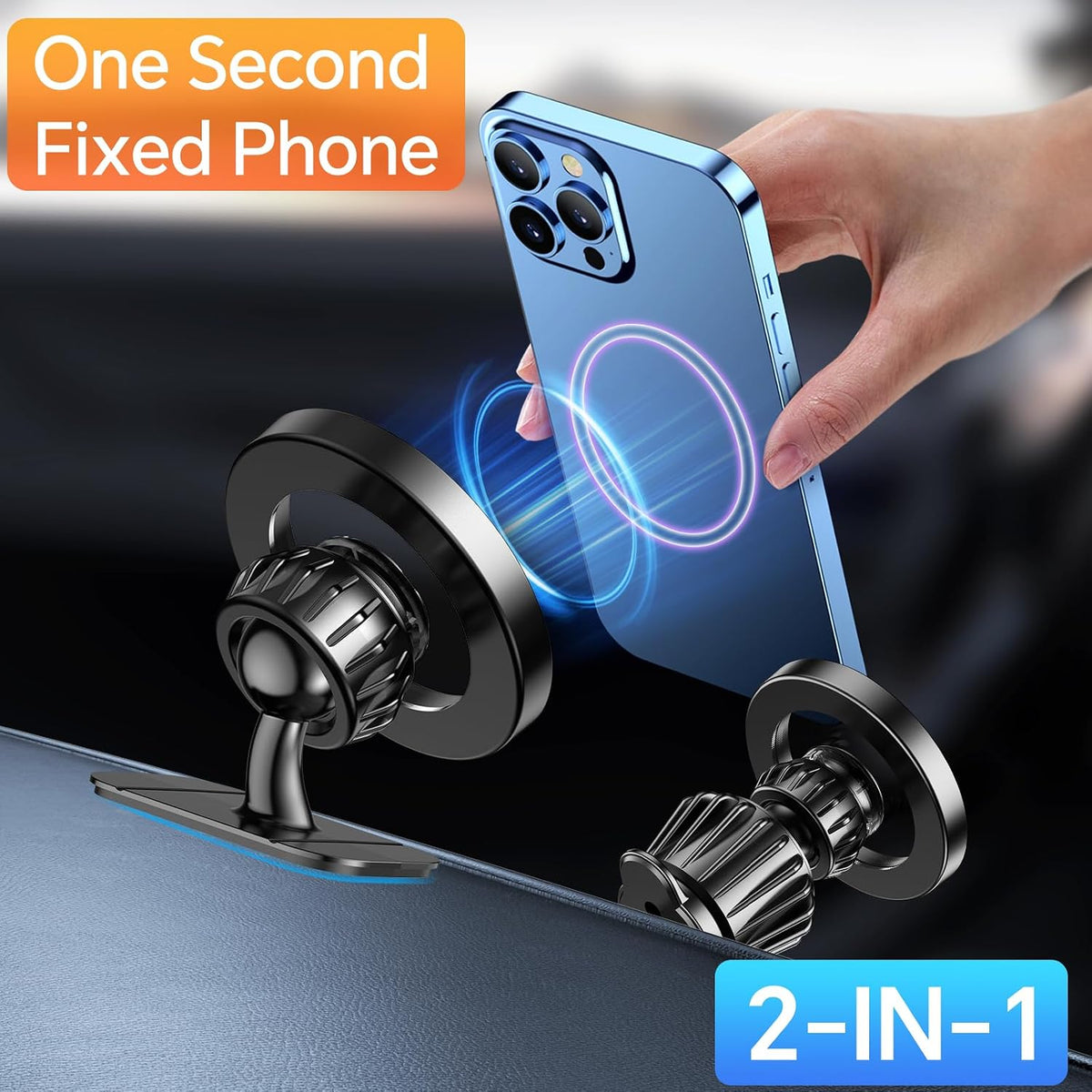 Kaistyle for Magsafe Car Mount【Strong Magnet】 Magnetic Phone Holder for Car Phone Holder Mount Dash Mounted Holders Phone Holders for Your Car Accessories for Women Men for iPhone 18 Pro Max 17 16 15 Jansha Store