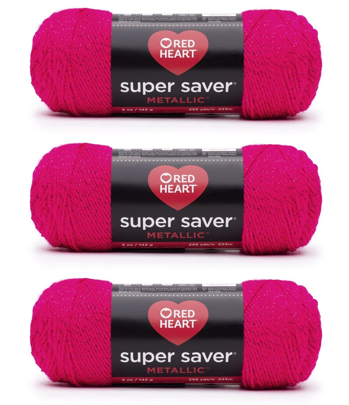 Red Heart Super Saver Yarn for Crocheting & Knitting, Cherry Red, Single Jansha Store