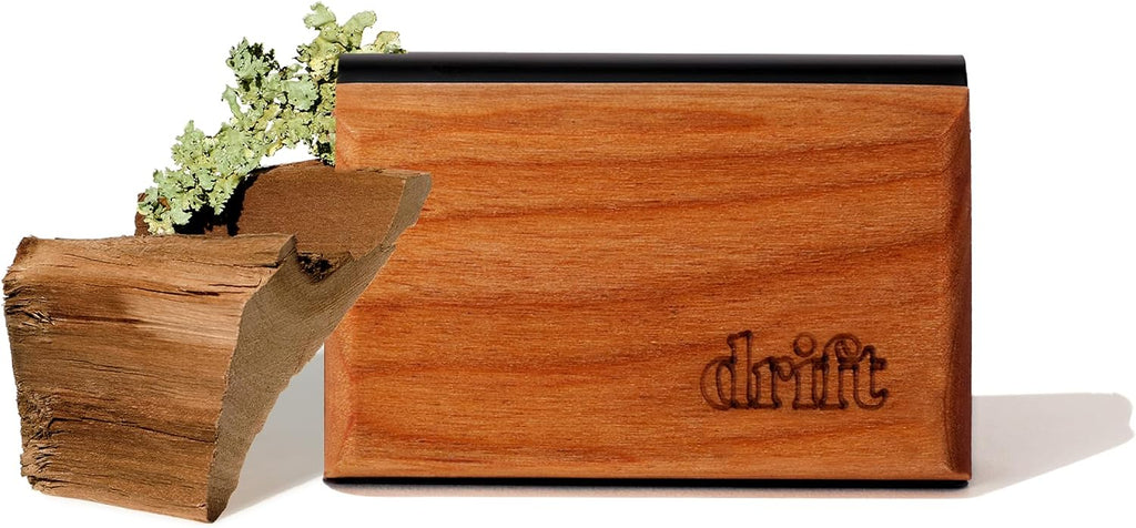 Drift Car Air Freshener - The Original Wood Air Freshener - Car Odor Eliminator - Long Lasting Scent - Auto Accessories - Metal Clip - Essential Oils - Clean Ingredients - Teak Scent Starter Kit Jansha Store