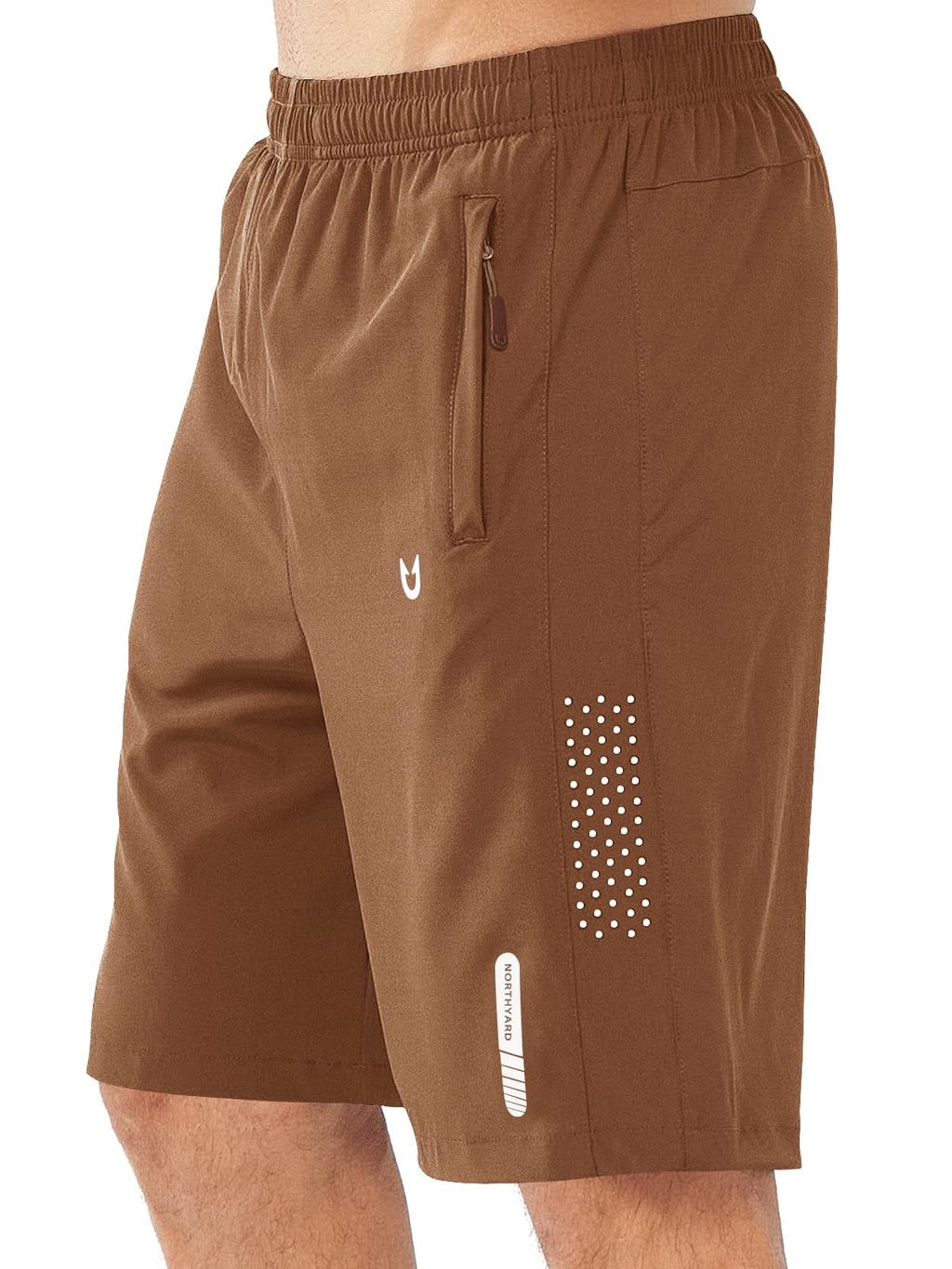 NORTHYARD Men's Athletic Running Shorts Gym Workout 7"/9"/5" Zipper Pockets Jansha Store