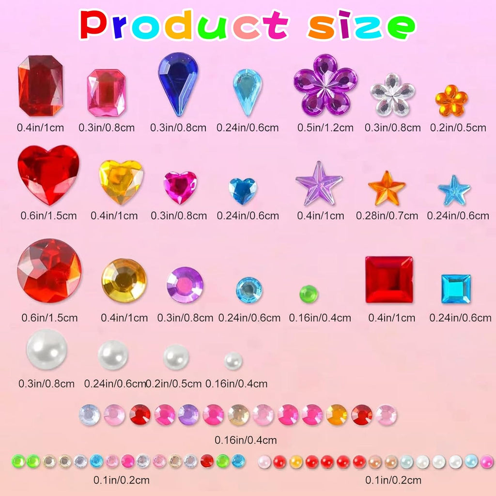 Stocking Stuffers,3528PCS Gem Stickers,Scrapbook Supplies Rhinestones Craft Jansha Store
