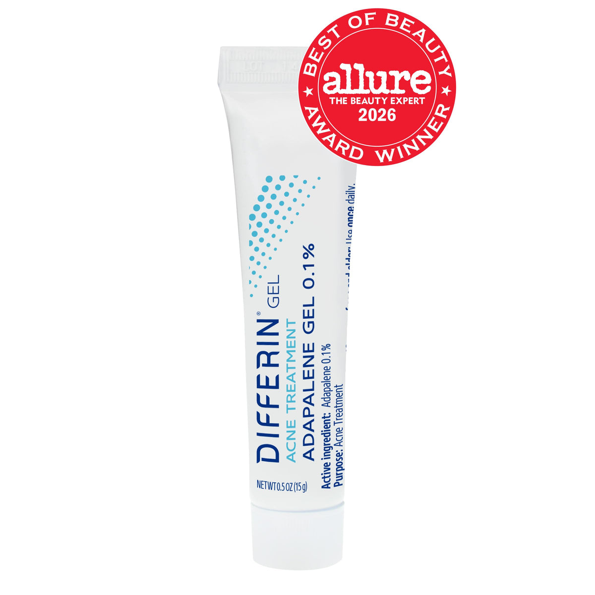 Differin Acne Retinoid Treatment Gel, 0.1% Adapalene, 15g Tube Jansha Store