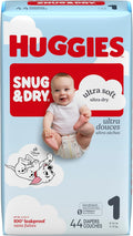 Huggies Snug & Dry Diapers Size 1, 44 Count Jansha Store