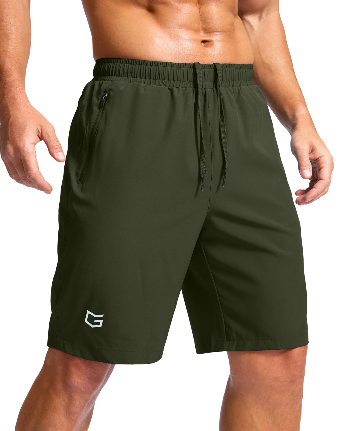G Gradual Men's Athletic Running Shorts with 2 Zipper Pockets 7"/ 5"/ 9" Jansha Store