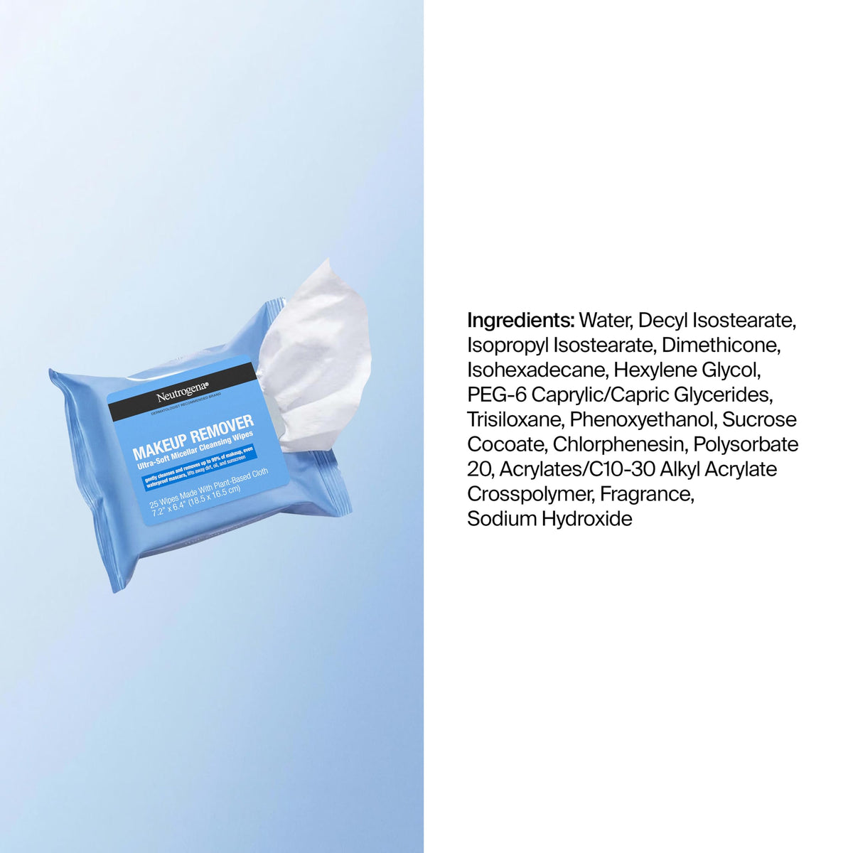 Neutrogena Fragrance-Free Makeup Remover Wipes Singles, Individually Wrapped Face Towelettes, Gently Remove Dirt, Oil, Waterproof Mascara & Makeup, Alcohol-Free Daily Face Wipes, 20 ct (Pack of 12) Jansha Store