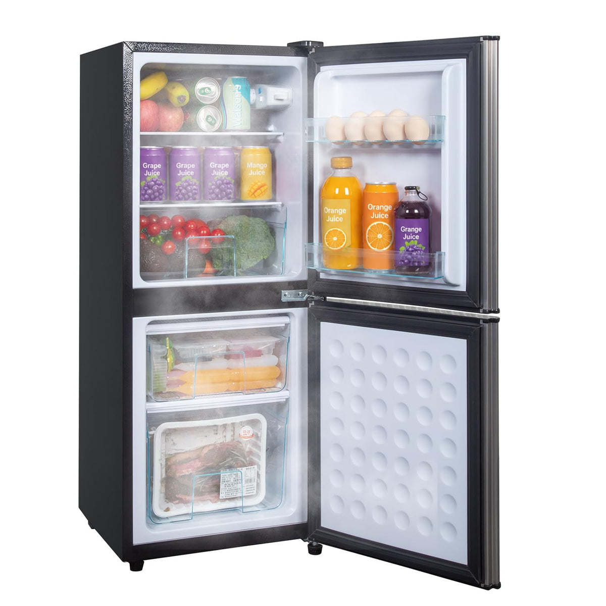 Cucina Magica Mini Fridge with Freezer, 3.8 Cu.Ft Small Fridge, Dorm Fridge Jansha Store