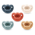 NUK Timeless Comfy Orthodontic Pacifier, 0-6 Months, 5-Pack, Pink Assorted Jansha Store