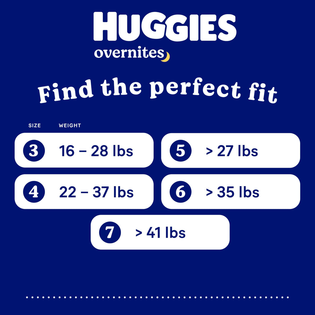 Huggies Overnites Diapers Size 5, 50 Count Jansha Store