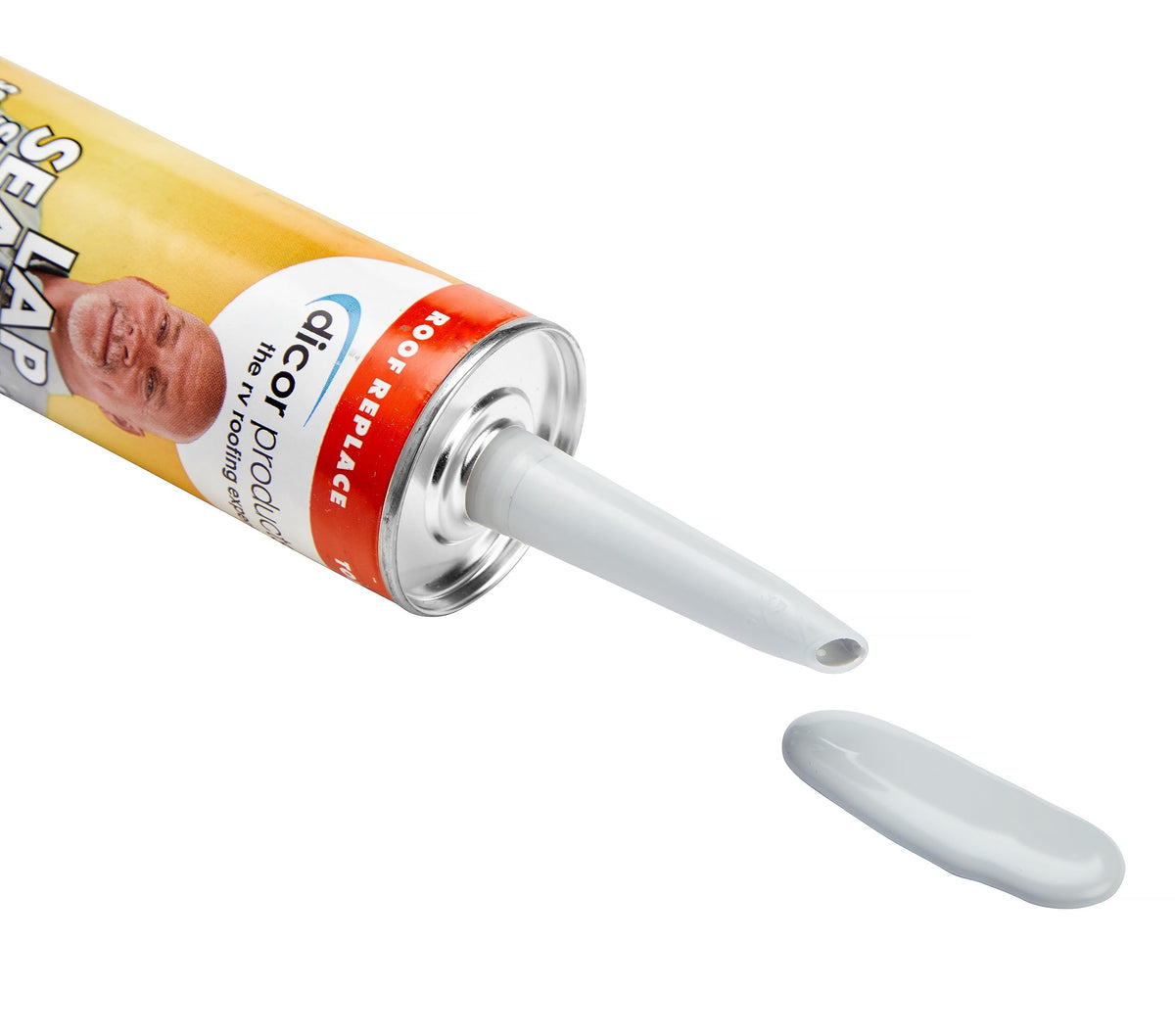 Dicor 501LSW-1 Self-Leveling Lap Sealant, White, 10.3 Oz, RV Roofing Jansha Store