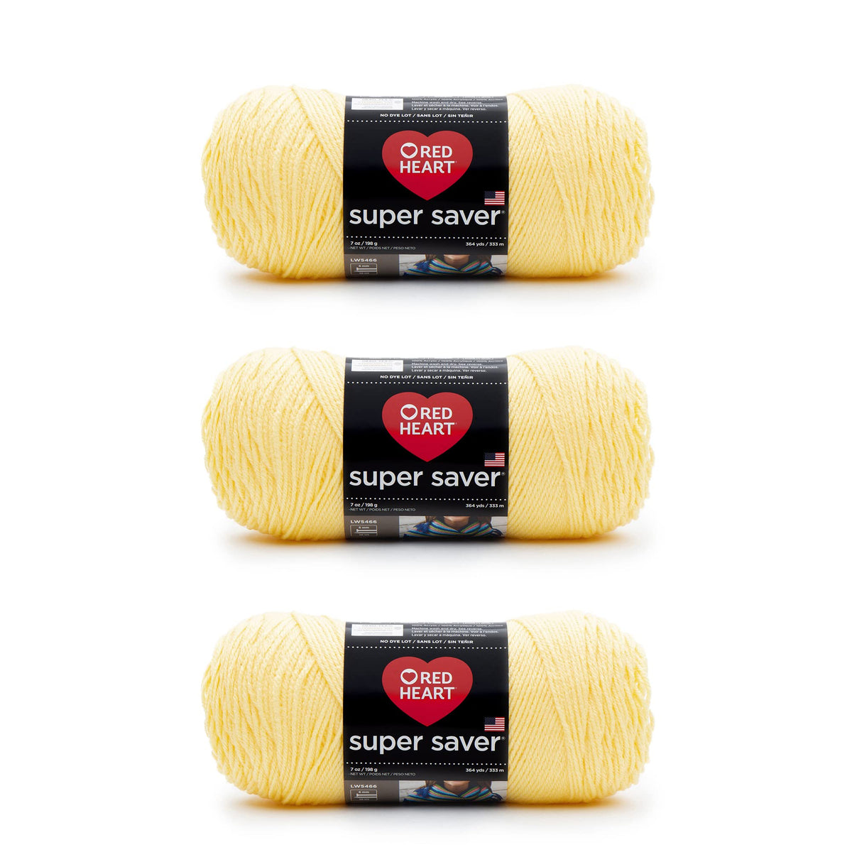 Red Heart Super Saver Yarn for Crocheting & Knitting, Medium Thyme, 3-Pack Jansha Store