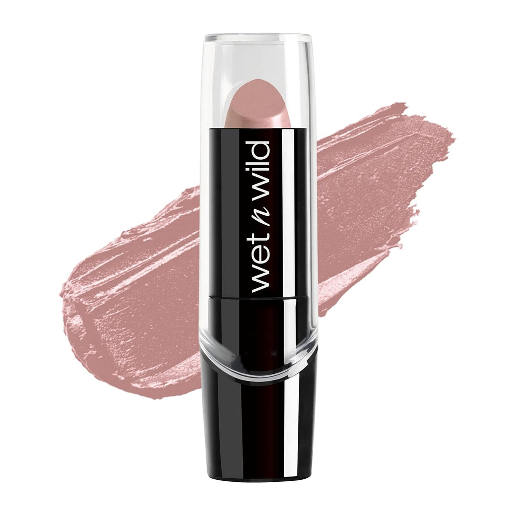 wet n wild Silk Finish Lipstick, Hydrating Rich Buildable Lip Color, Formulated with Vitamins A,E, & Macadamia for Ultimate Hydration, Cruelty-Free & Vegan - A Short Affair Jansha Store