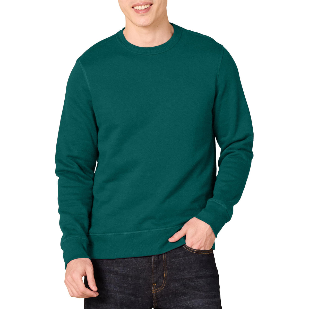 Amazon Essentials Men's Crewneck Fleece Sweatshirt Jansha Store