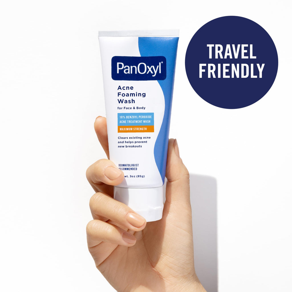 PanOxyl Acne Foaming Wash, 10% Benzoyl Peroxide, For Face & Body, 5.5 oz Jansha Store