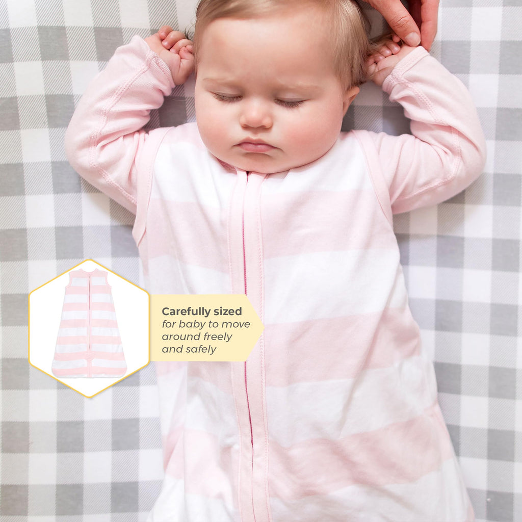 Burt's Bees Baby Infant Wearable Blanket, Organic Cotton Unisex Beekeeper - Light Weight 0.5 TOG or Medium Weight 1.5 TOG Jansha Store