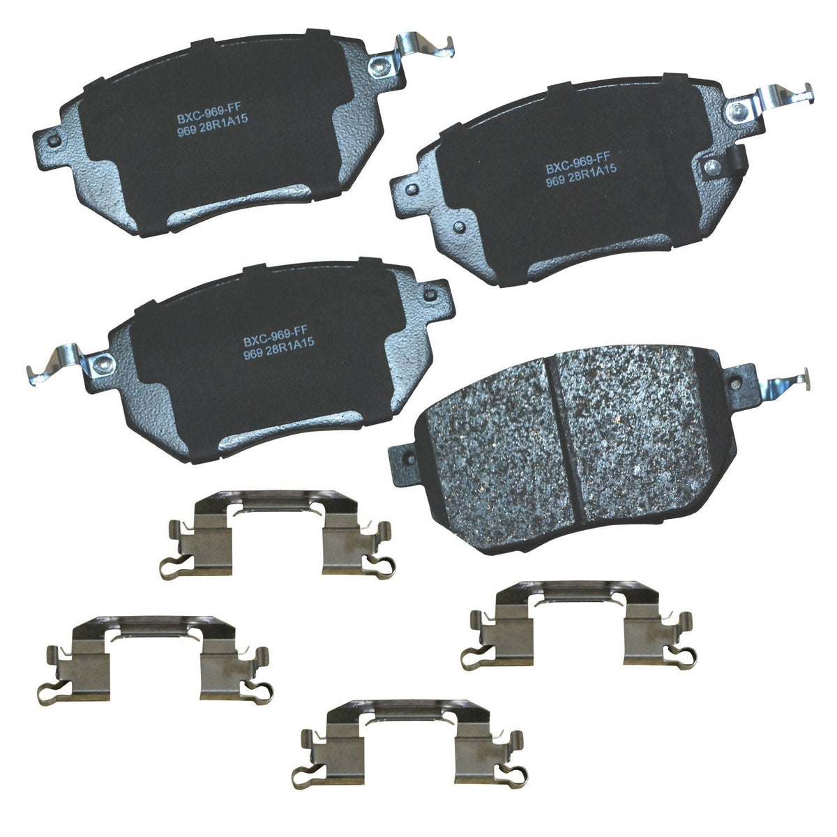 Bendix Premium SBC436A Ceramic Front Brake Pads for Toyota 4Runner 2002-2001, Hilux 2004, Tacoma 1998-1995 Jansha Store