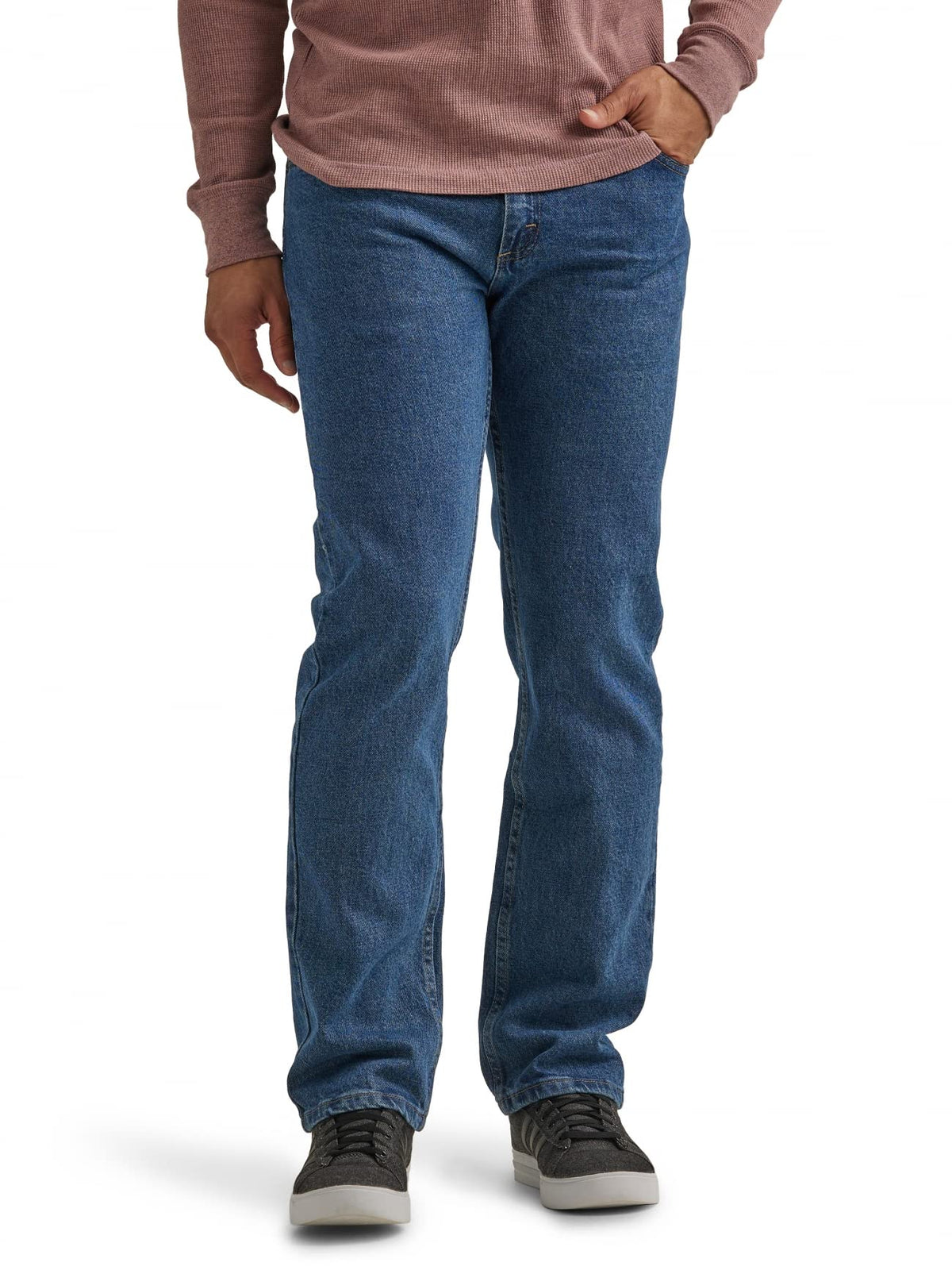 Wrangler Authentics Men's Classic 5-Pocket Regular Fit Flex Jean Jansha Store