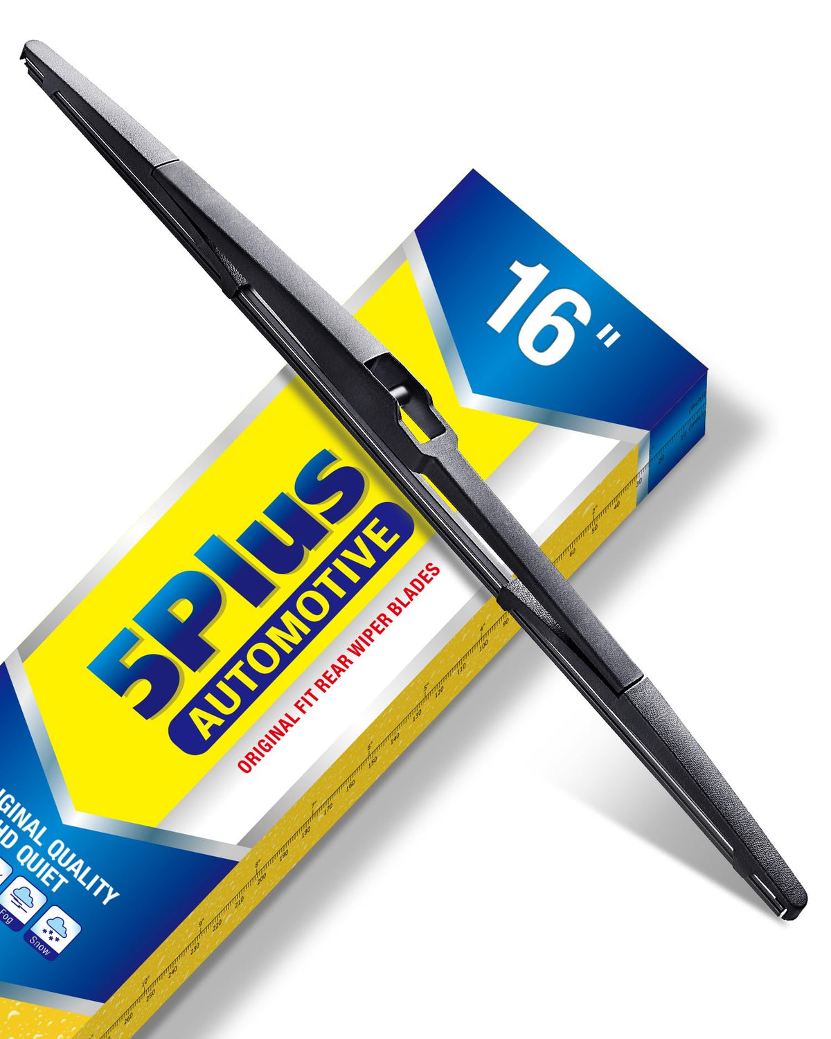 5 PLUS RearQuiet 12 Inch Rear Wiper Blade,OEM Replacement Rear Window Wiper Jansha Store