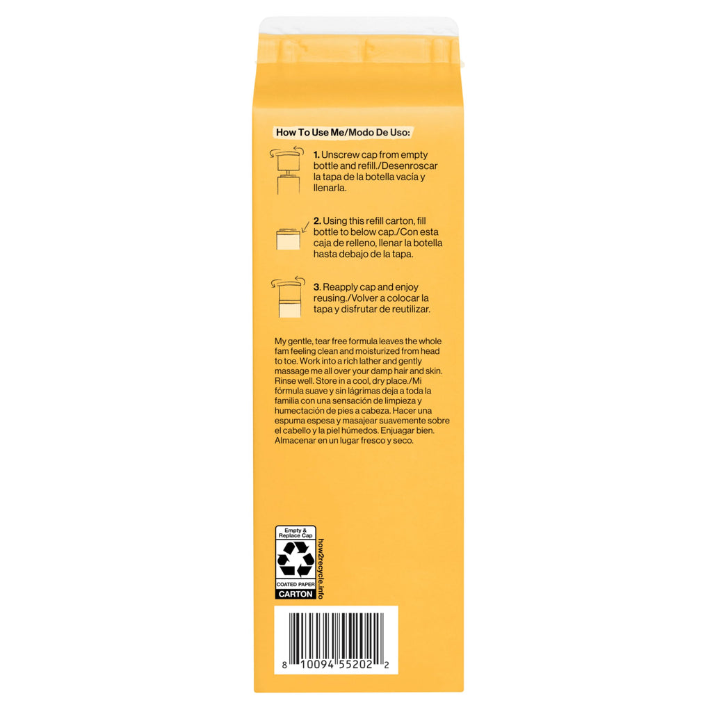 The Honest Company Shampoo & Body Wash, Tear-Free, Fragrance-Free, 10 fl oz Jansha Store