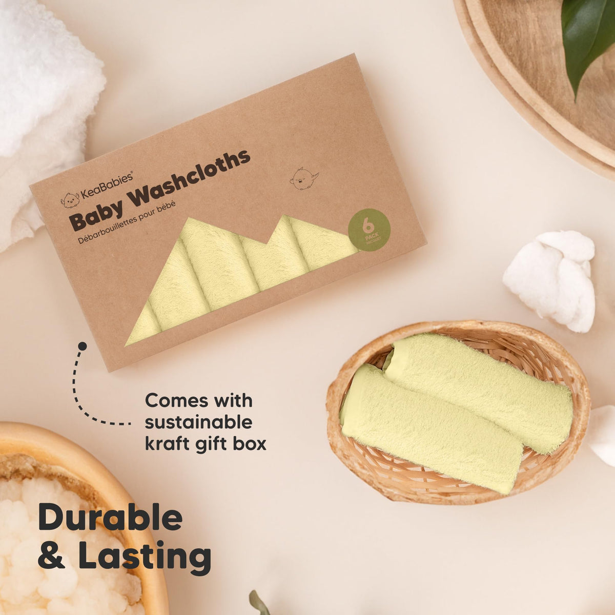 6-Pack Baby Washcloths, Soft Absorbent Washcloths for Face, Body (Rosy) Jansha Store