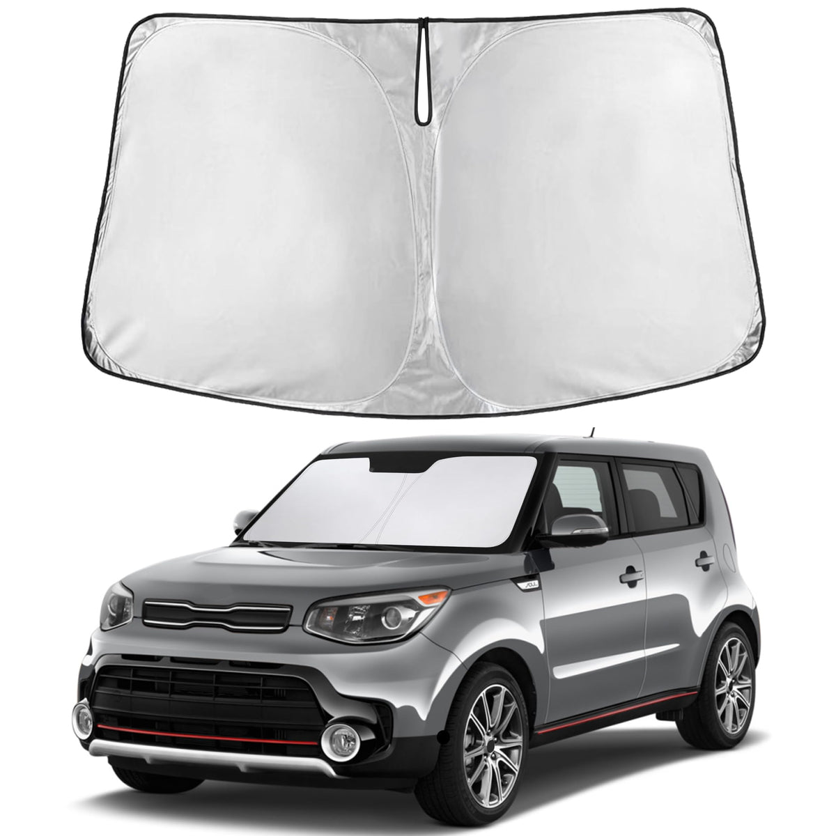 EcoNour Car Windshield Sun Shade, Front Window Sun Blocker for SUVs,Sedan Jansha Store