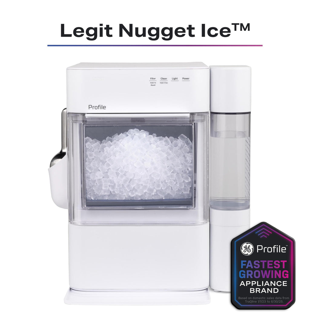 GE Profile Opal 2.0 Ultra Nugget Ice Maker with .75 Gallon Side Tank and Scale Inhibiting Filter, Scoop Included, 38 lbs in 24 Hours, Pellet Ice Machine with WiFi & Smart Connected, Black Jansha Store