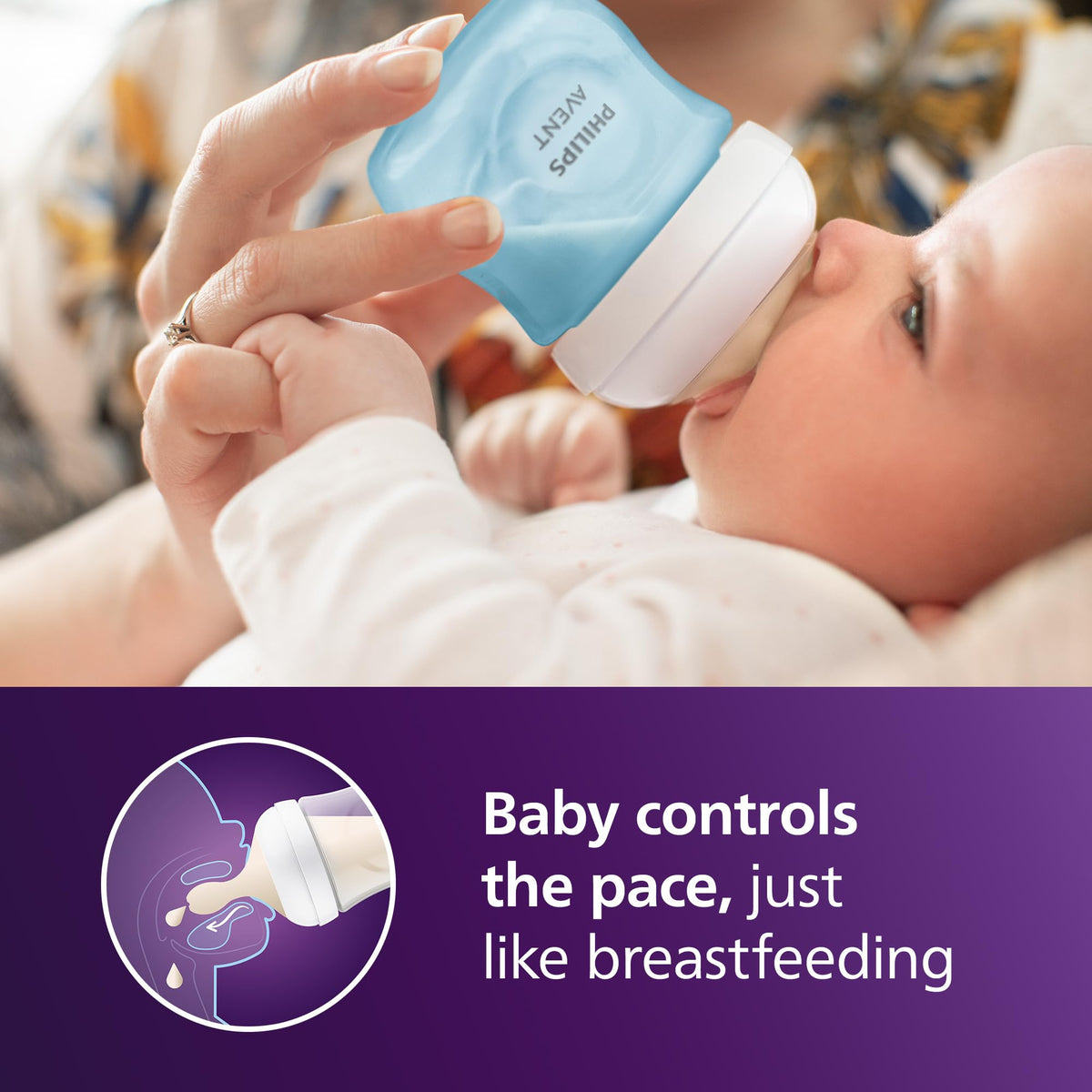 Philips Avent Natural Baby Bottles, Medium Flow, 9 oz, BPA-Free, 4-Pack Jansha Store