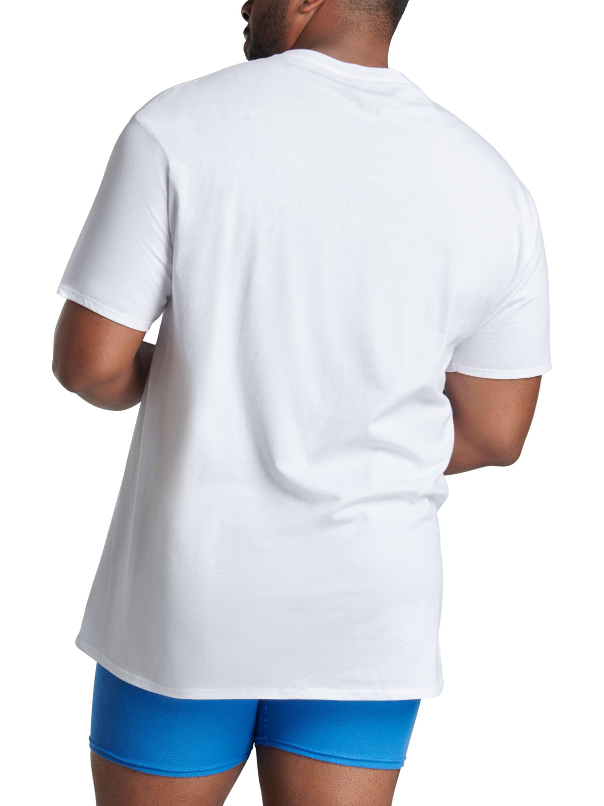 Fruit of The Loom Men's Crew Tee Undershirts, Moisture Wicking & Tag Free, Also Available in Big & Tall Jansha Store