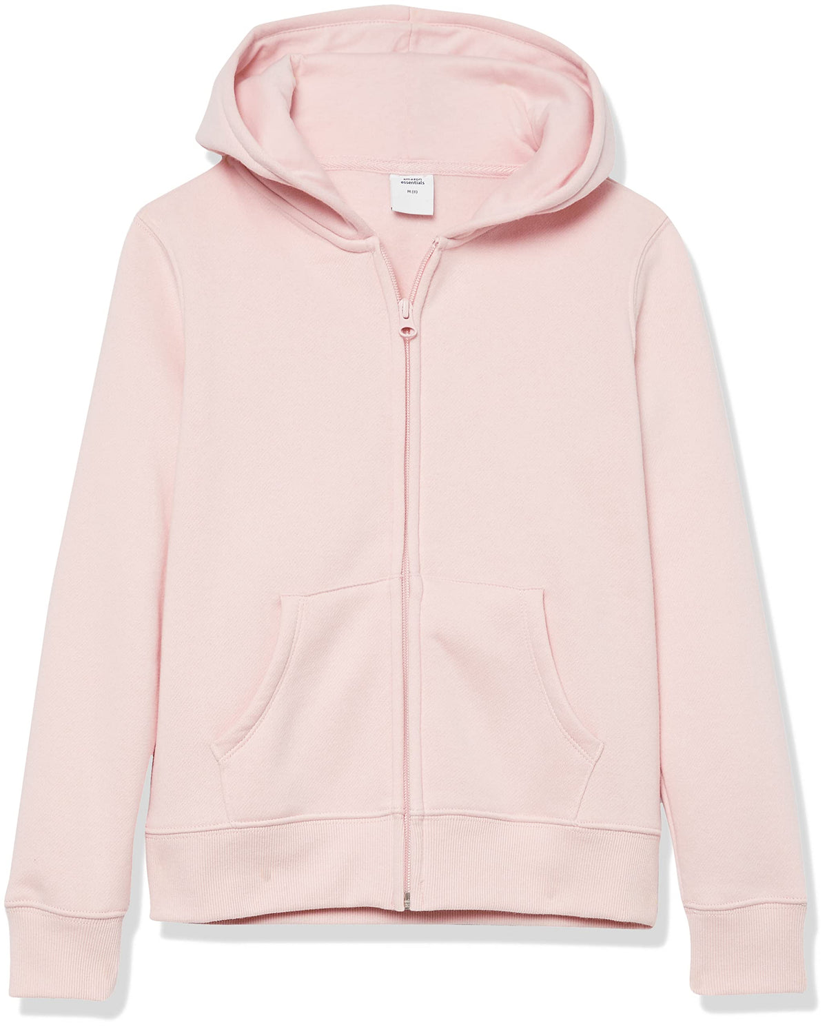 Amazon Essentials Girls and Toddlers' Fleece Zip-Up Hooded Sweatshirt with Lined Hood and Rib Knit Detail Jansha Store