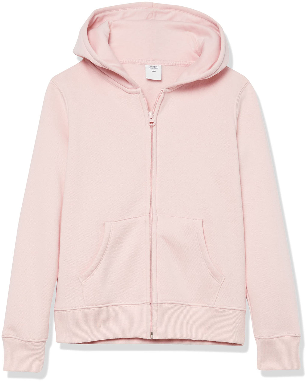 Amazon Essentials Girls and Toddlers' Fleece Zip-Up Hooded Sweatshirt with Lined Hood and Rib Knit Detail Jansha Store