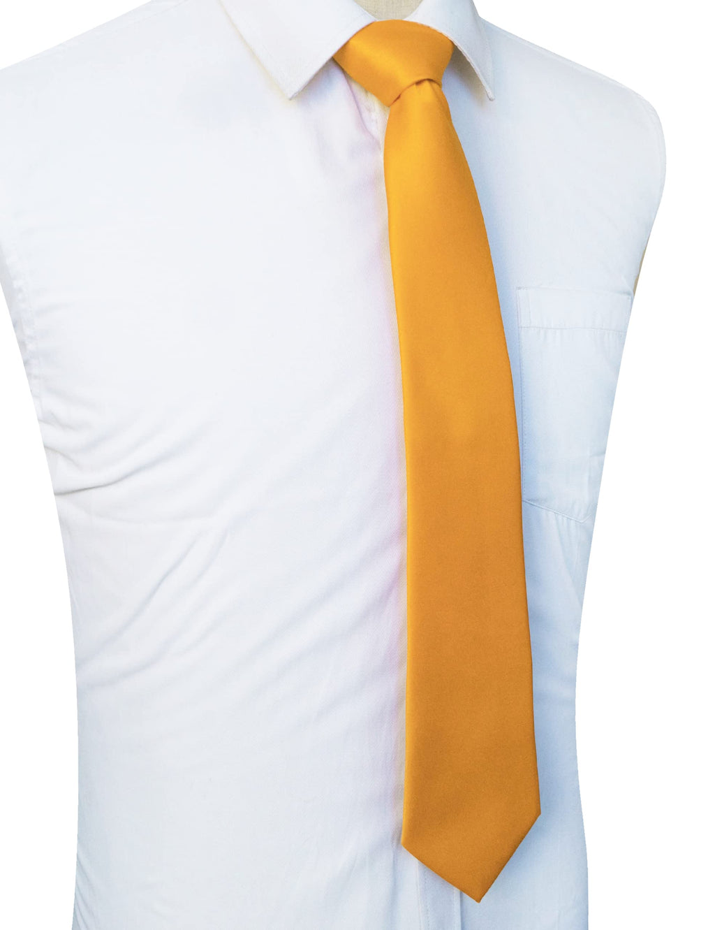 JEMYGINS Solid Color Tie Mens Necktie for Business and Wedding Jansha Store
