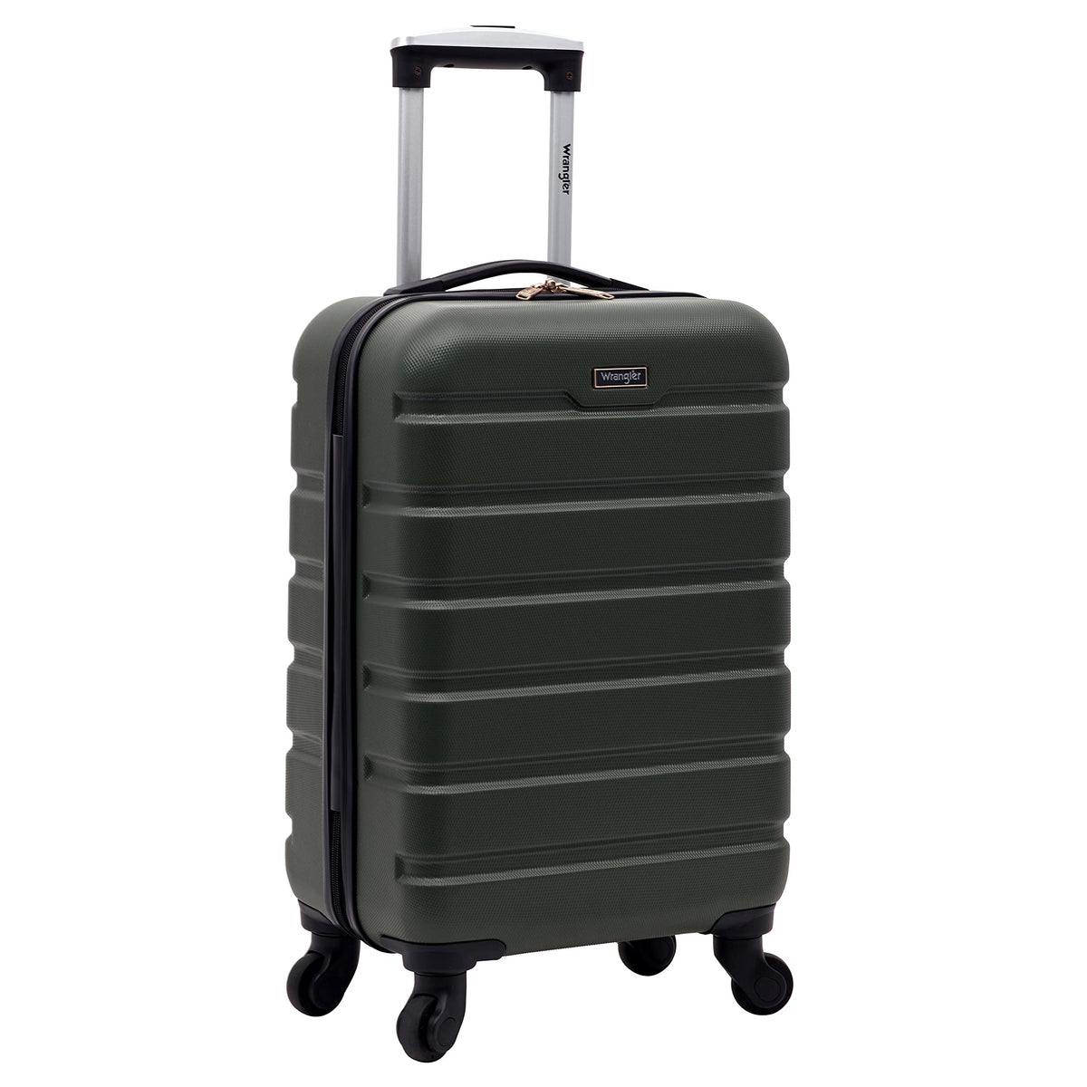 Wrangler 22" Hardside Spinner Carry-On Luggage, Teal Jansha Store