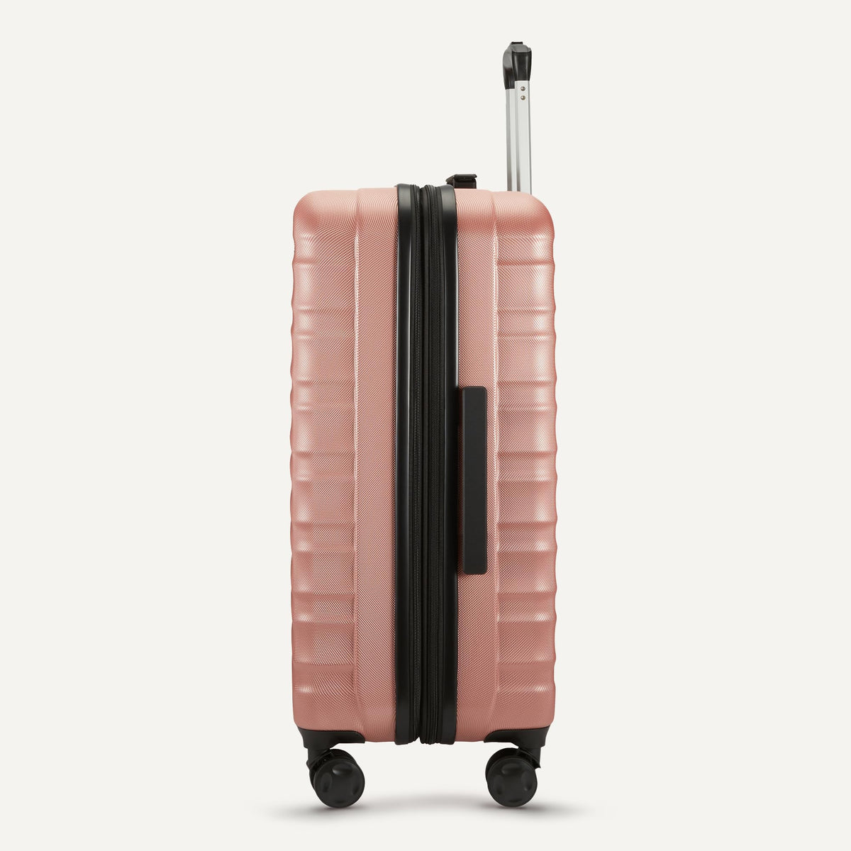 Amazon Basics 3-Piece Hardshell Suitcases Set (21", 26", 30"), Expandable For Up to 25% More Space, With Scratch-Resistant Finish, Four Multi-Directional Wheels, Rose Gold Jansha Store