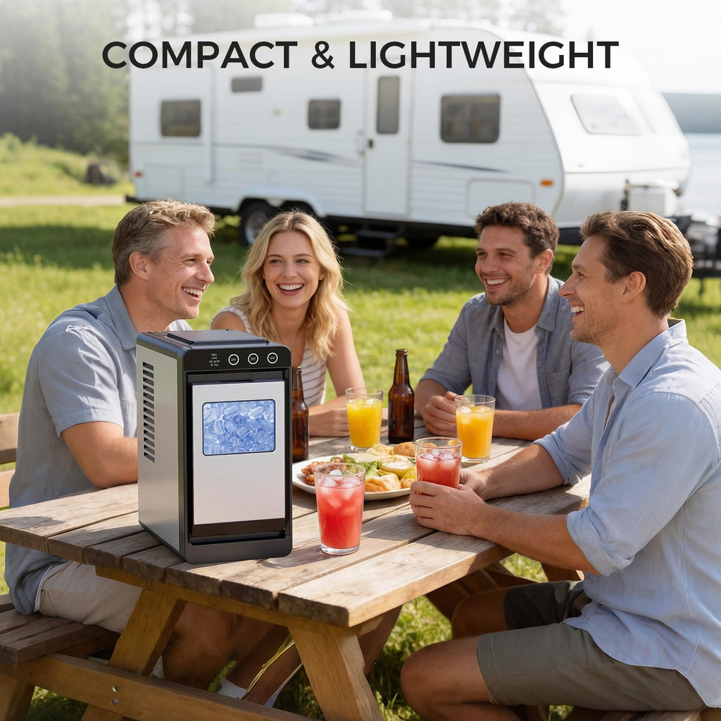 COWSAR Nugget Countertop Ice Maker, Automatic Ice Dispenser, 33 lbs/Day Chewable Pellet Ice Machine with Self-Cleaning & Measured Dispensing, Portable Ice Maker for Home, Kitchen, Office Jansha Store