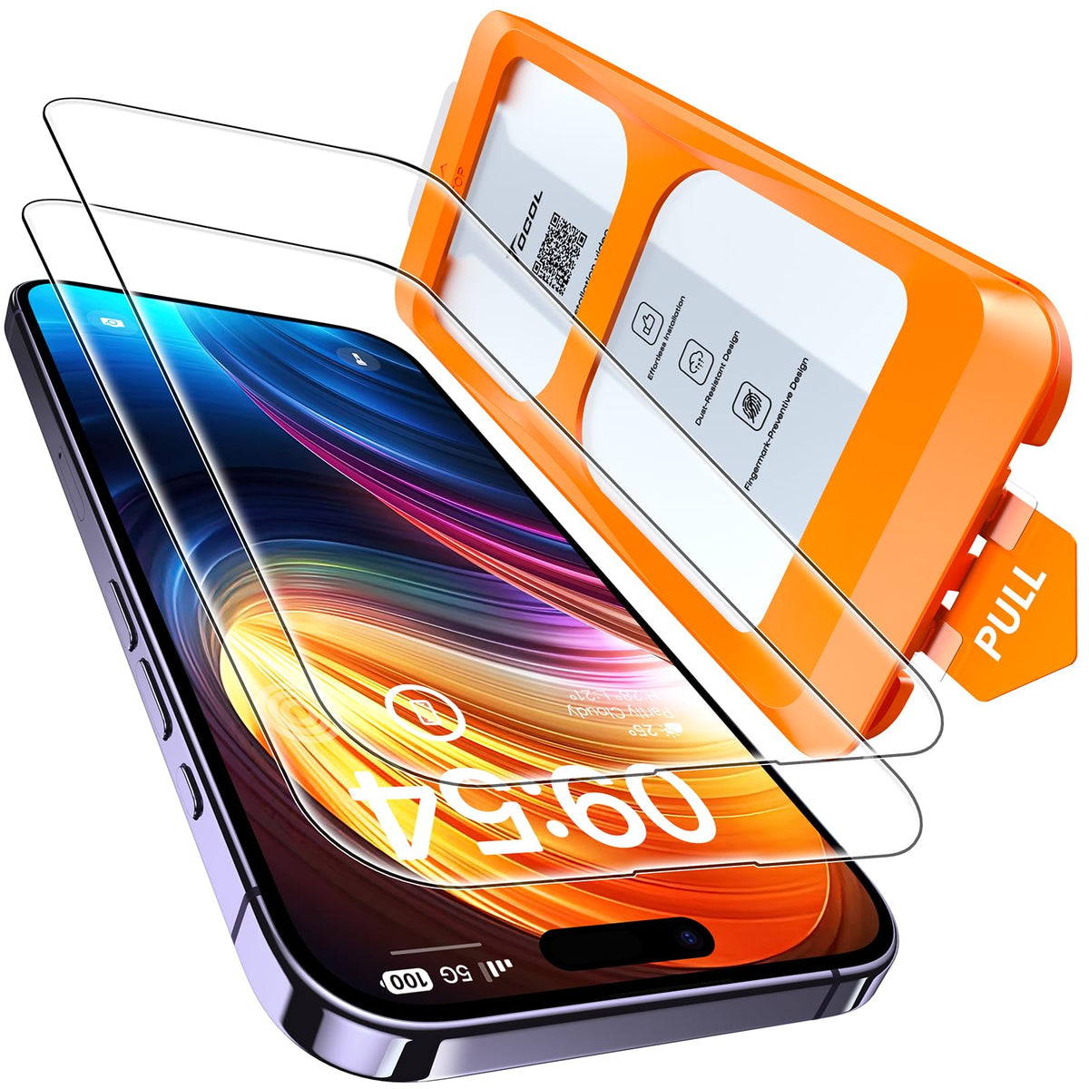 TOCOL for iPhone 17 Pro Max Screen Protector, Easy Installation Jansha Store