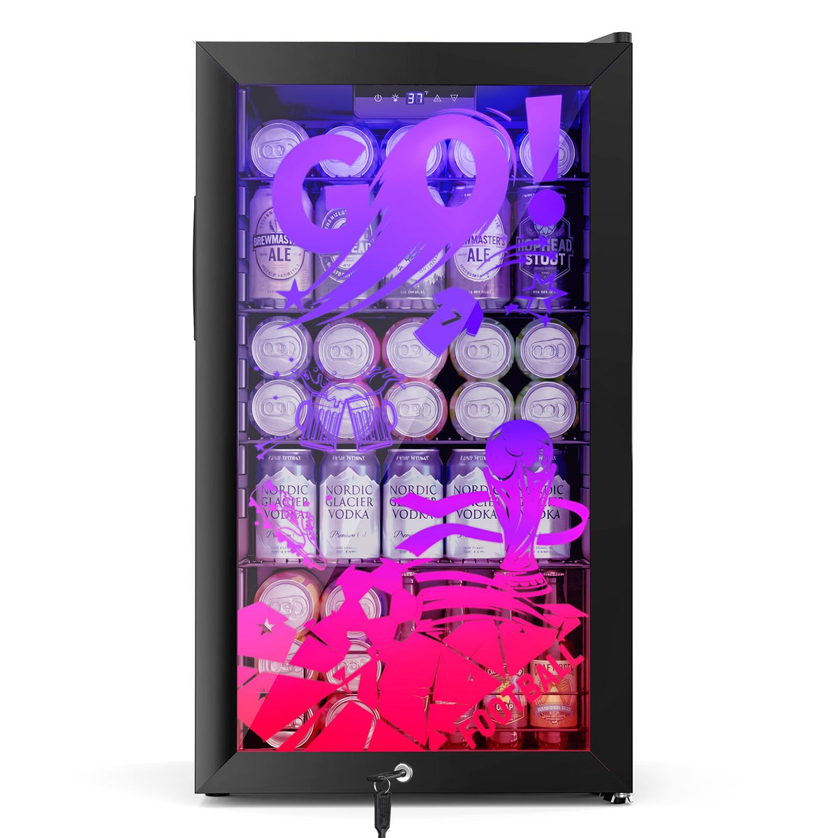 24 Inch Upgraded Dual Zone Wine and Beverage Refrigerator Cooler Jansha Store