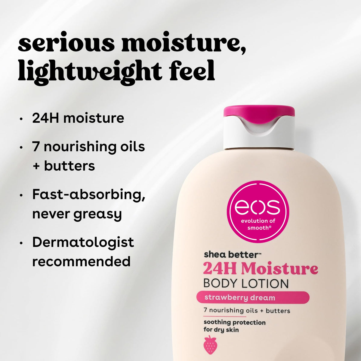 eos Shea Better Body Lotion- Vanilla Cashmere, 24-Hour Moisture, 16 fl oz Jansha Store