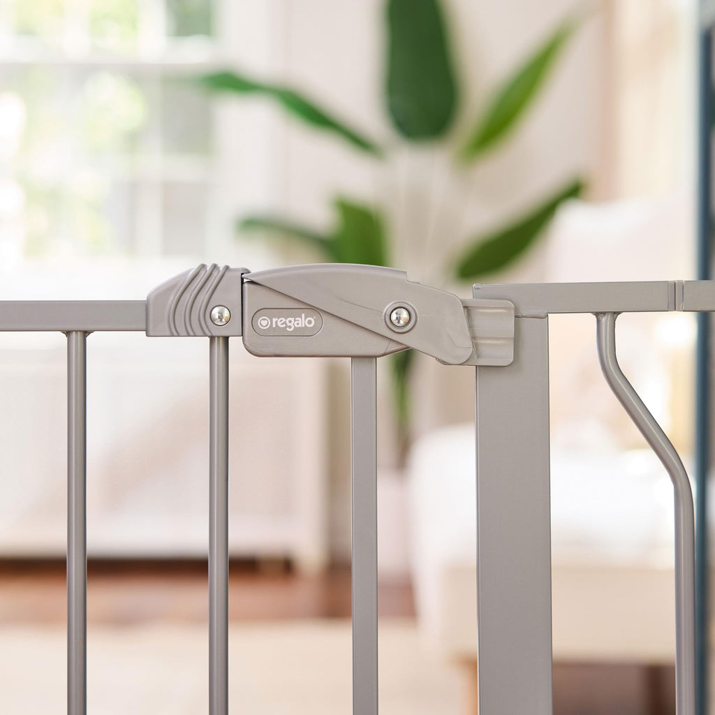 Regalo Safety 29"-38.5" Easy Step Baby Gate, Bottom of Stairs & Doorways Jansha Store