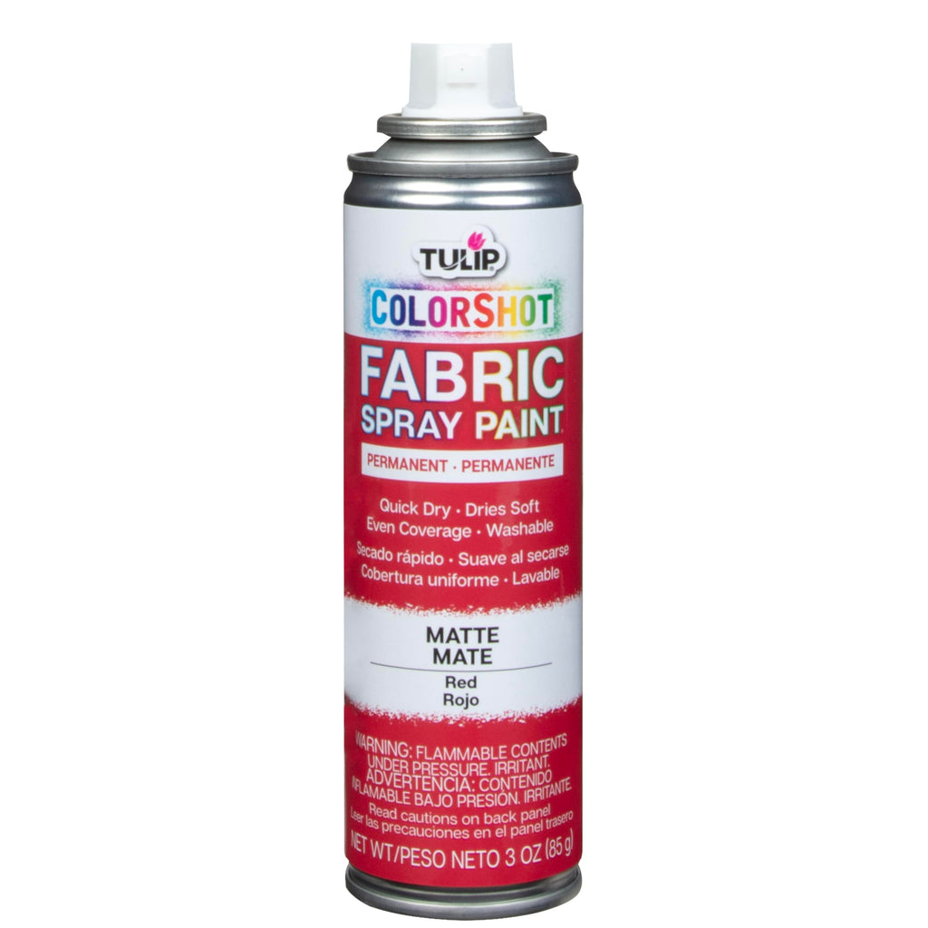 TULIP ColorShot Fabric Spray Paint, Black, 3 oz Jansha Store