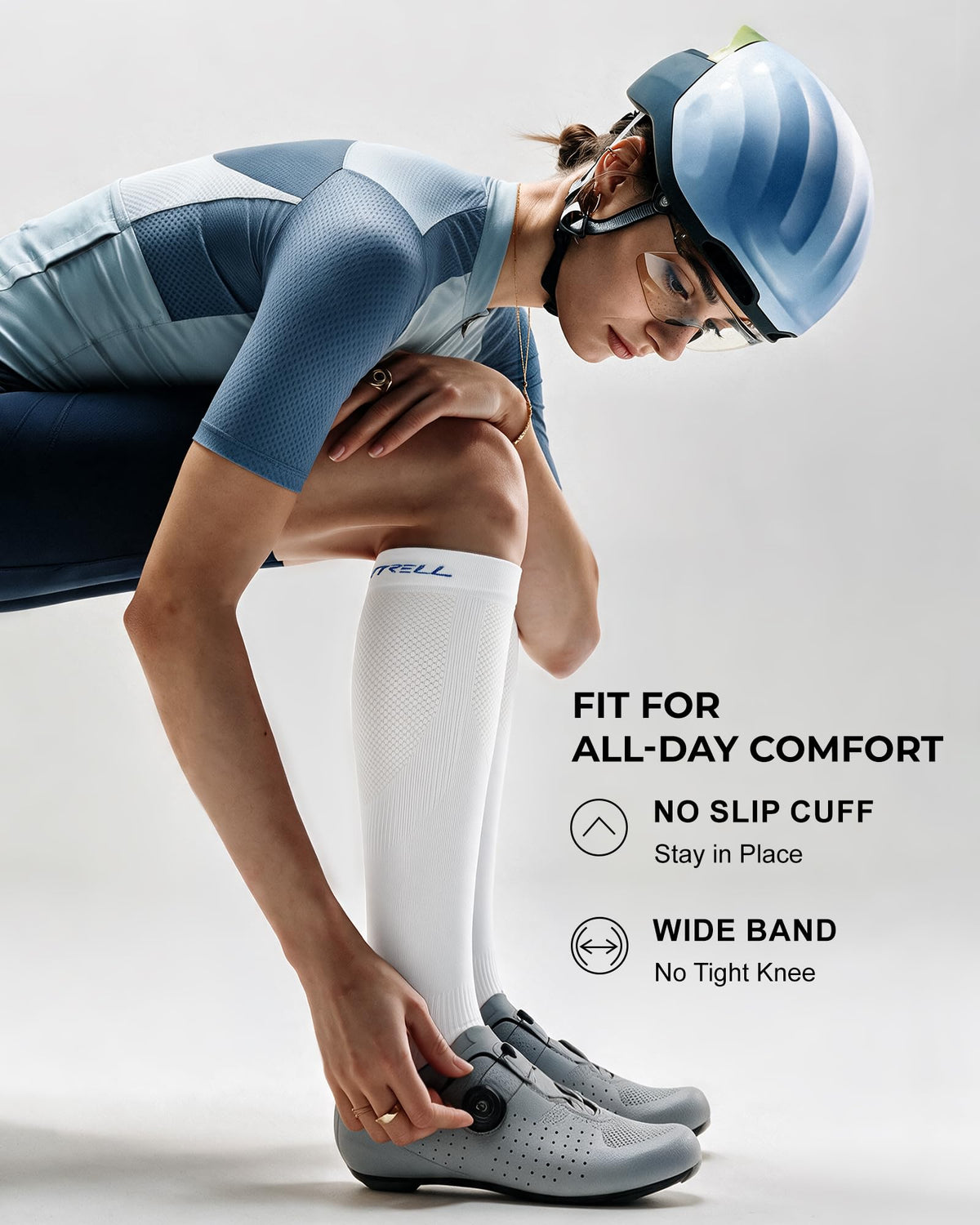 FITRELL 3 Pairs Compression Socks for Women and Men 20-30mmHg-Circulation Support Socks Jansha Store