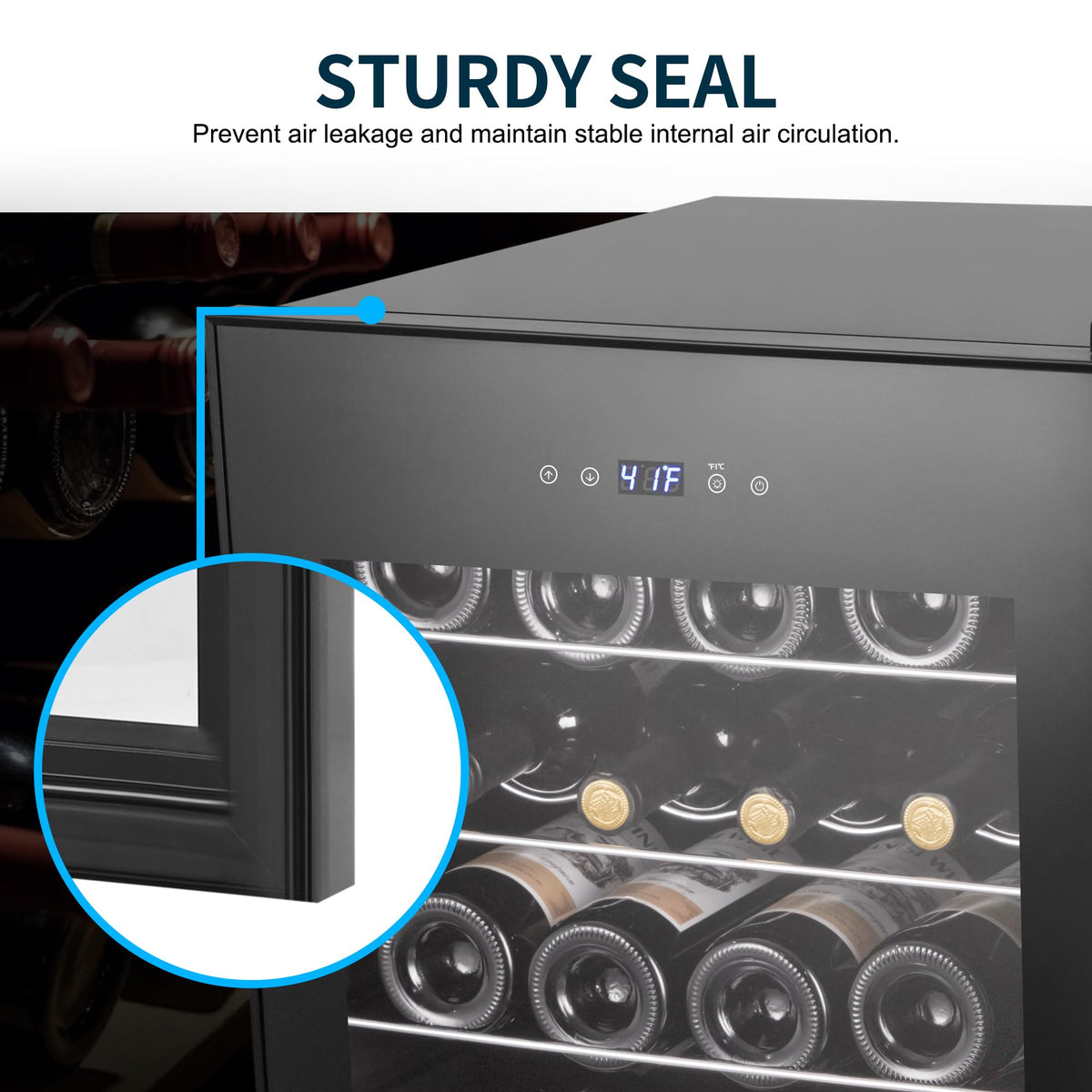 24 Inch Upgraded Dual Zone Wine and Beverage Refrigerator Cooler Jansha Store